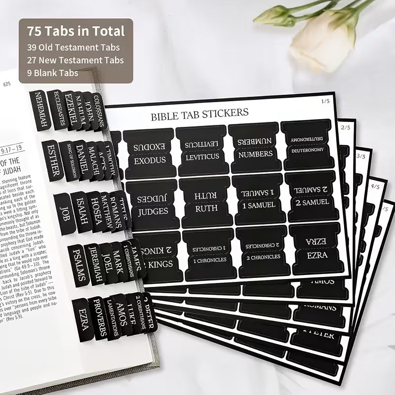 Black Bible Labels