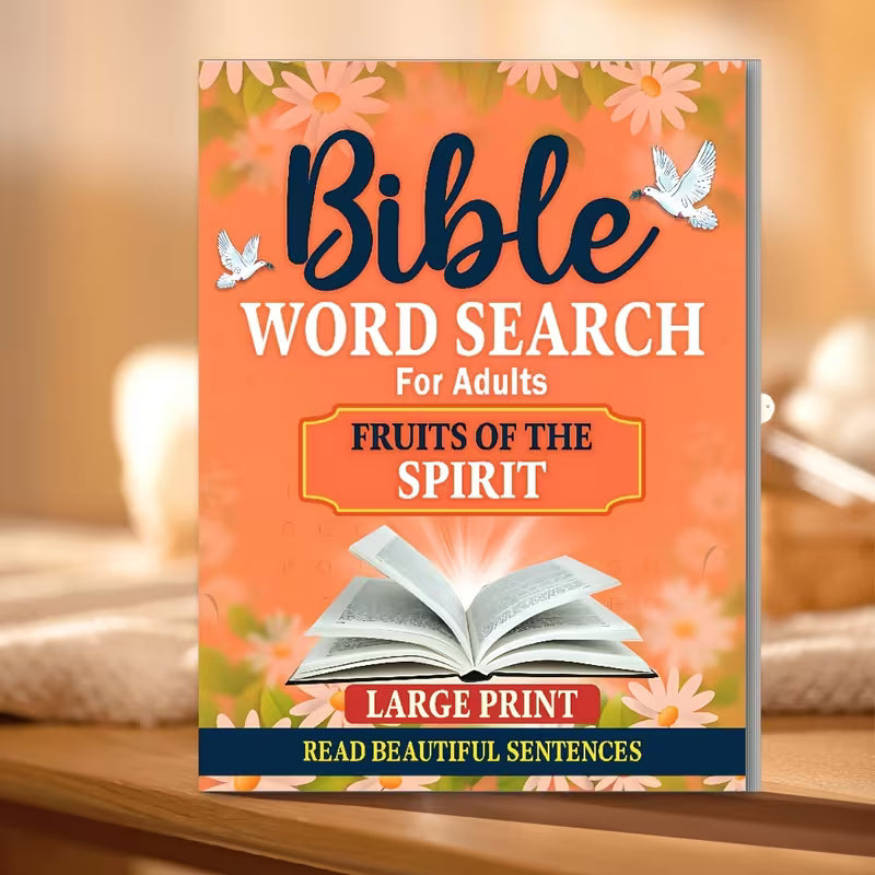 Bible Themed Word Search Book